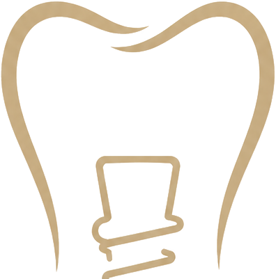 Illustration of the tooth and implant from the Mon Laboratoire Dentaire logo